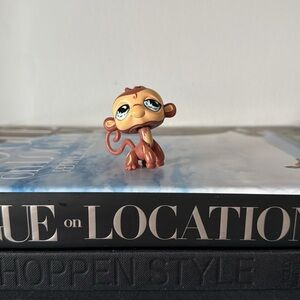 Littlest Pet Shop (LPS) Monkey figure, LPS Monkey #485